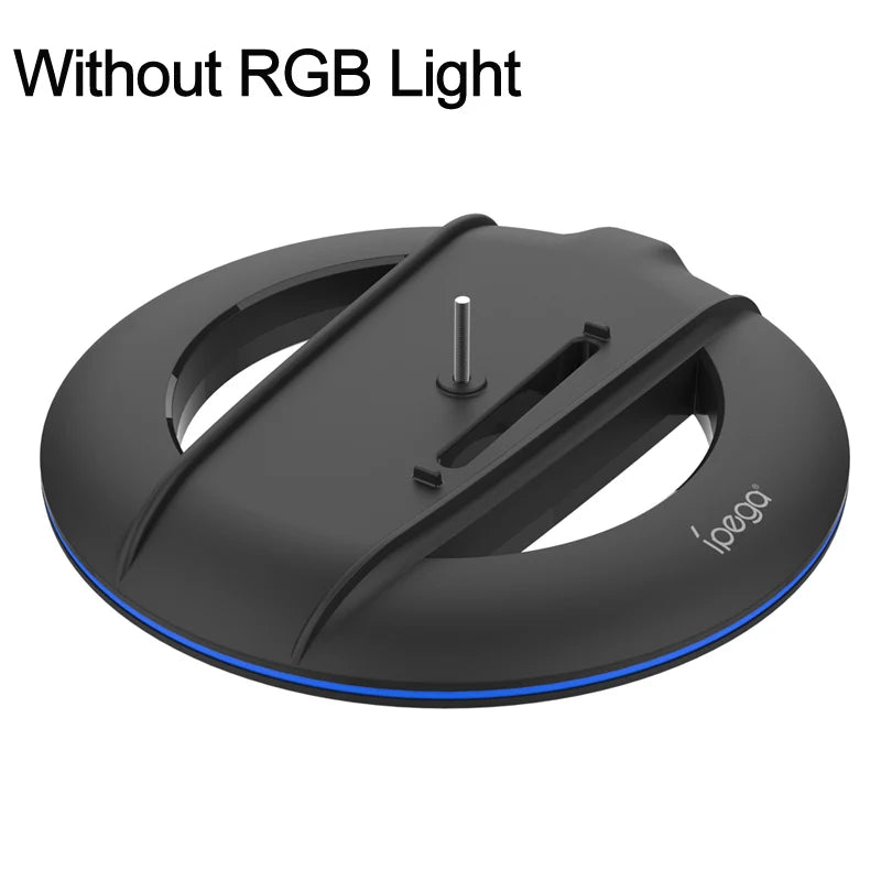 Support vertical de refroidissement avec éclairage RGB pour console PS5 Slim (édition disque et digitale) – Base antidérapante, support de maintien, accessoires gaming