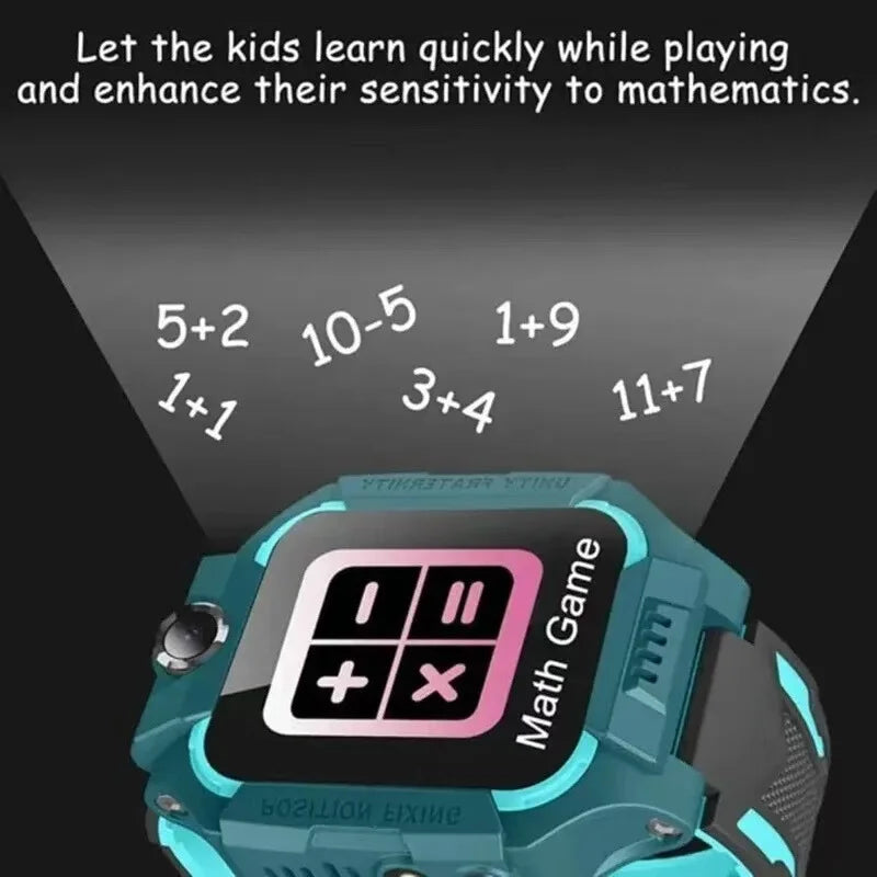 Montre Connectée Xiaomi Kids 4G pour Enfants, Appel SIM, Localisation GPS, Bouton SOS, Caméra, Étanche, Cadeau pour Garçons et Filles, Compatible iOS et Android, 2025