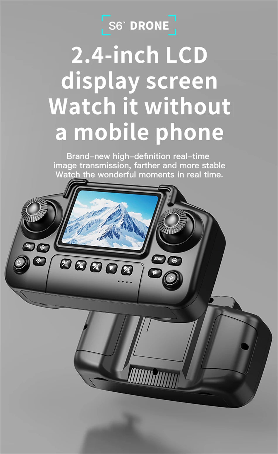 Drone S6 8K/4K HD avec écran et évitement d’obstacles