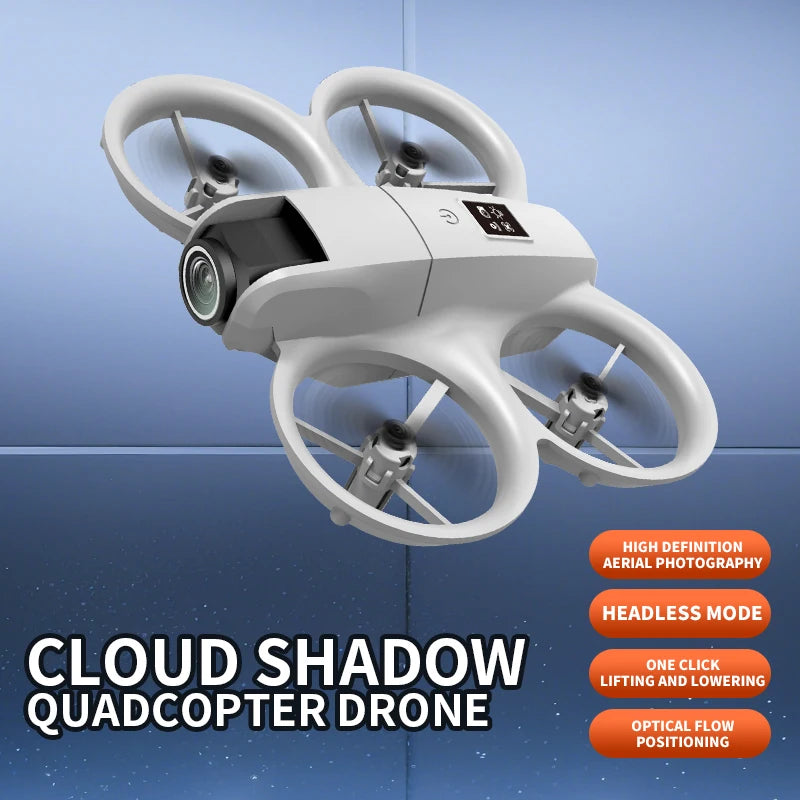 Mini Drone H135 4K Wi-Fi FPV pliable avec lumières colorées