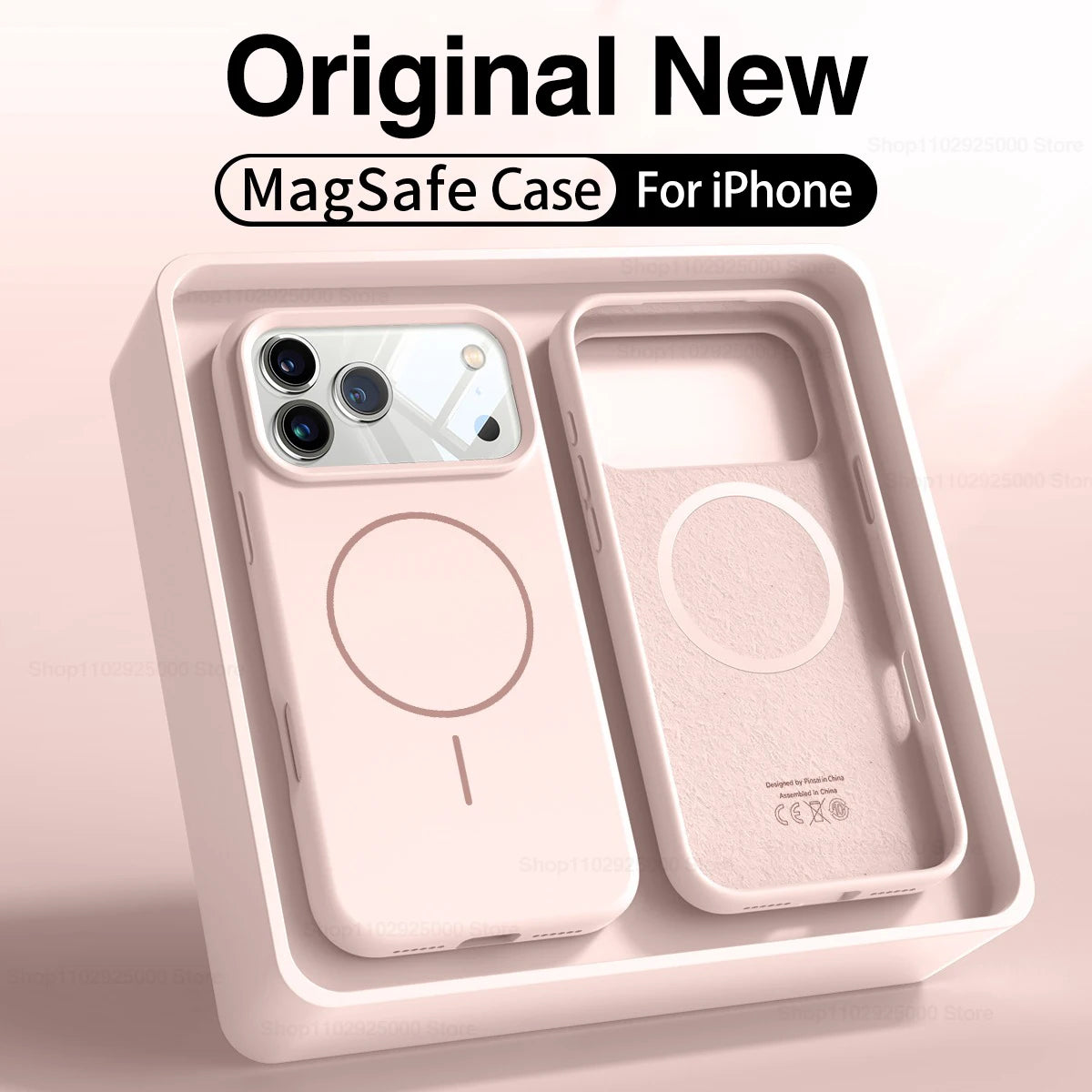 Coque iPhone Magsafe – Silicone Liquide Magnétique