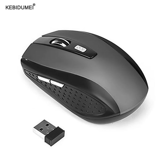Souris sans fil 2,4 GHz – Gaming 6D optique, mini slim et silencieuse – DPI 1600, compatible MacBook, PC et ordinateur portable