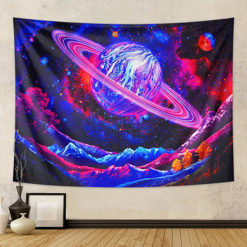 1 pièce Tapisserie galaxie et espace