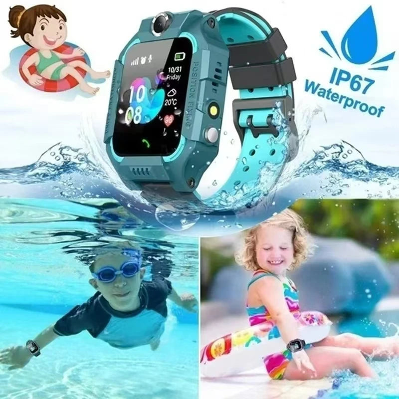 Montre Connectée Xiaomi Kids 4G pour Enfants, Appel SIM, Localisation GPS, Bouton SOS, Caméra, Étanche, Cadeau pour Garçons et Filles, Compatible iOS et Android, 2025