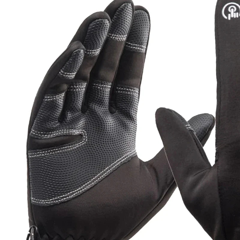 Gants d'Hiver Imperméables Tactiles - Chauds et Coupe-Vent pour Sport, Randonnée, Ski et Course