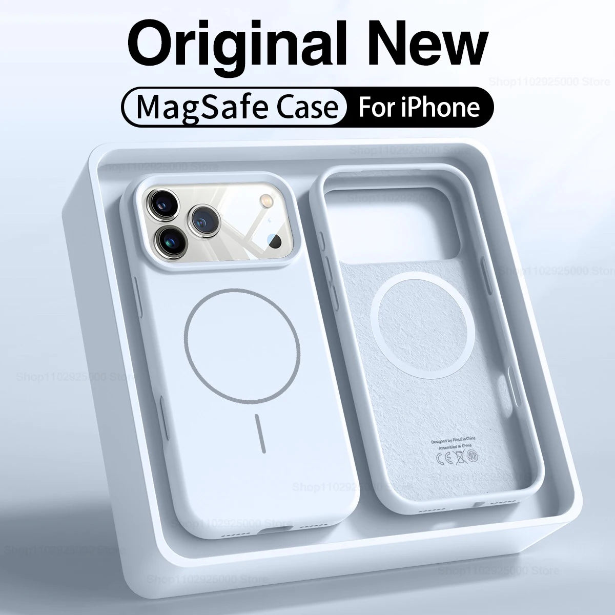 Coque iPhone Magsafe – Silicone Liquide Magnétique