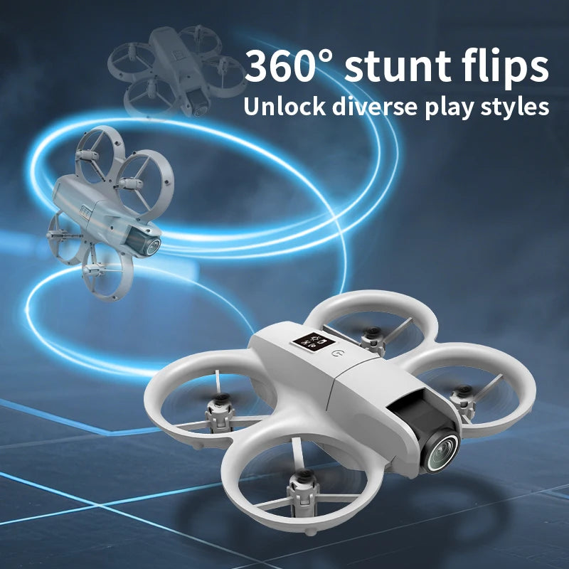 Mini Drone H135 4K Wi-Fi FPV pliable avec lumières colorées