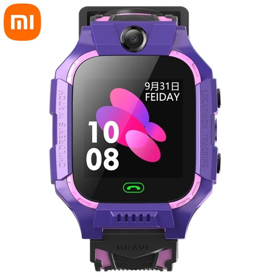 Montre Connectée Xiaomi Kids 4G pour Enfants, Appel SIM, Localisation GPS, Bouton SOS, Caméra, Étanche, Cadeau pour Garçons et Filles, Compatible iOS et Android, 2025