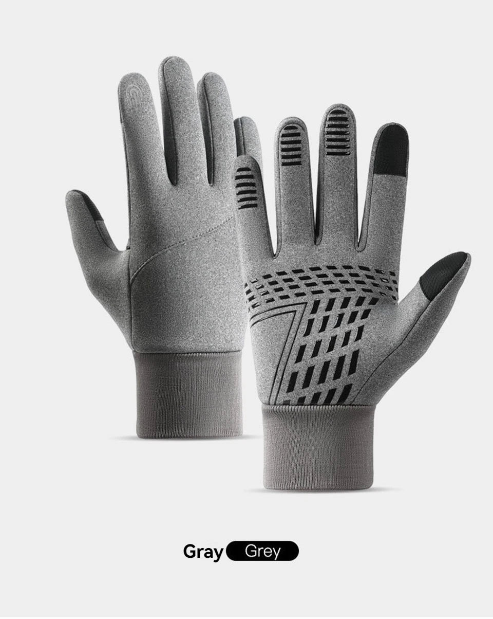Gants Velours Tactiles Imperméables - Cyclisme, Moto & Sports d'Hiver