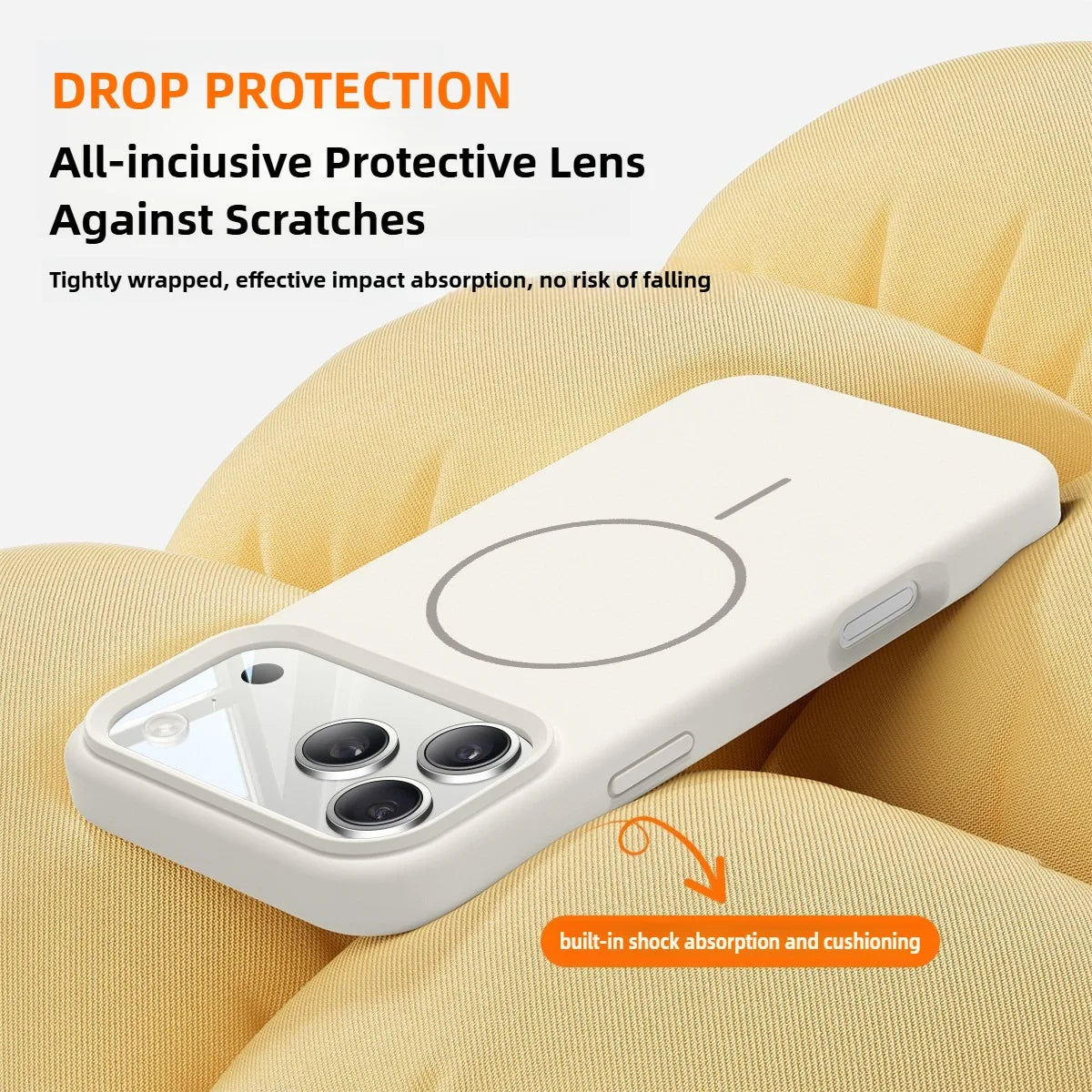 Coque iPhone Magsafe – Silicone Liquide Magnétique