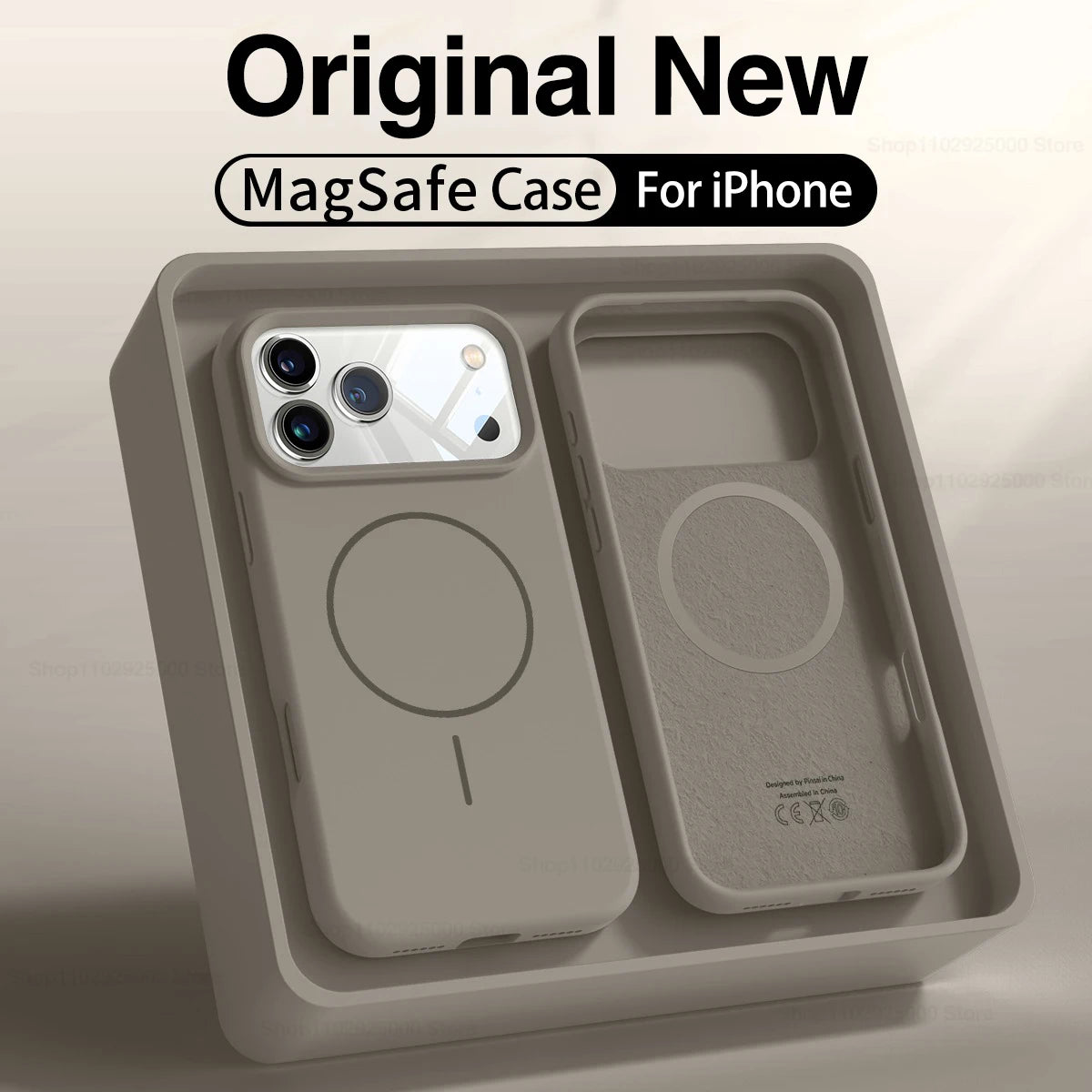 Coque iPhone Magsafe – Silicone Liquide Magnétique