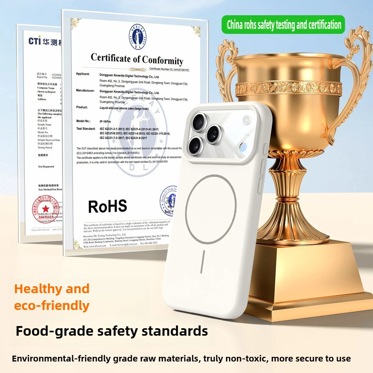 Coque iPhone Magsafe – Silicone Liquide Magnétique