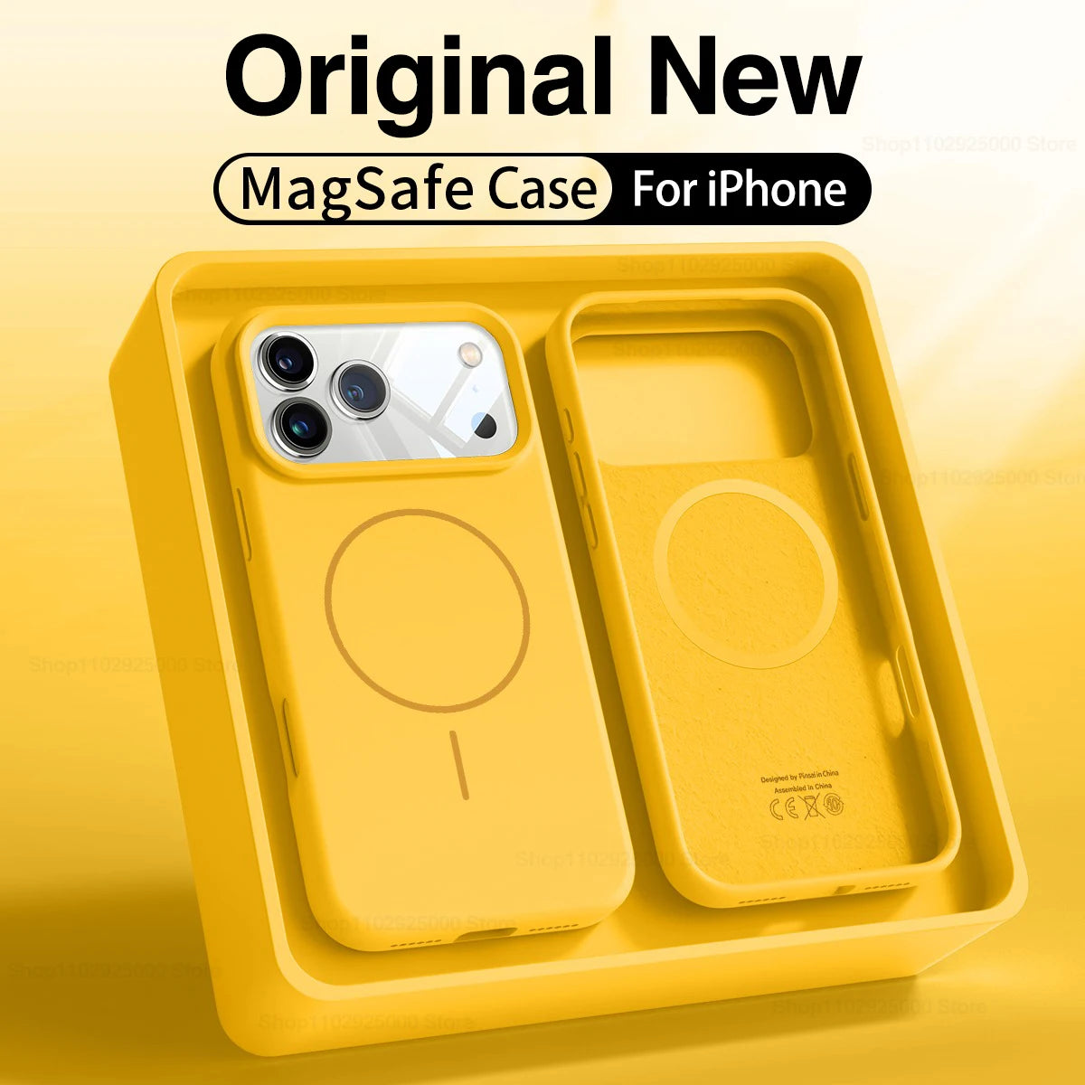 Coque iPhone Magsafe – Silicone Liquide Magnétique