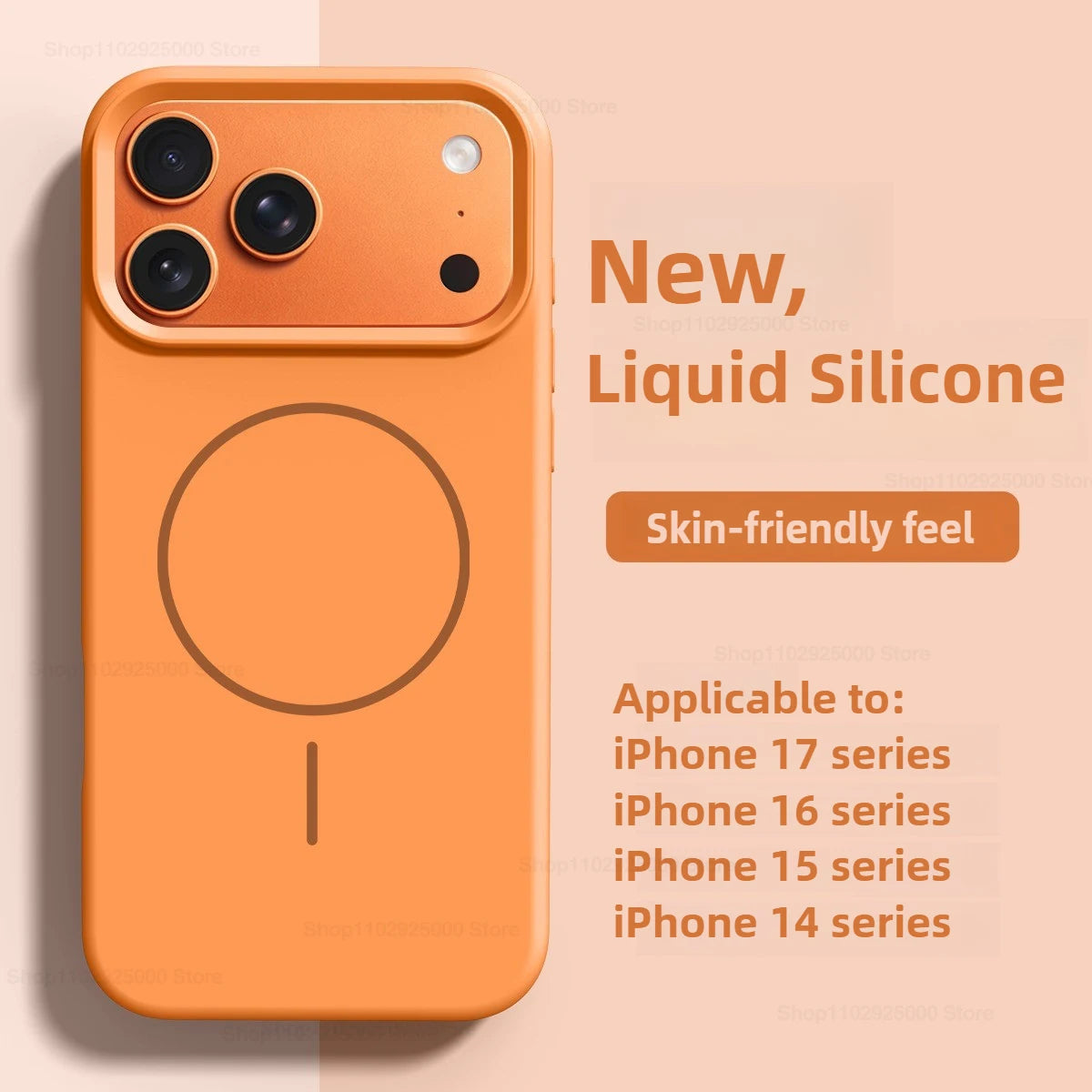 Coque iPhone Magsafe – Silicone Liquide Magnétique