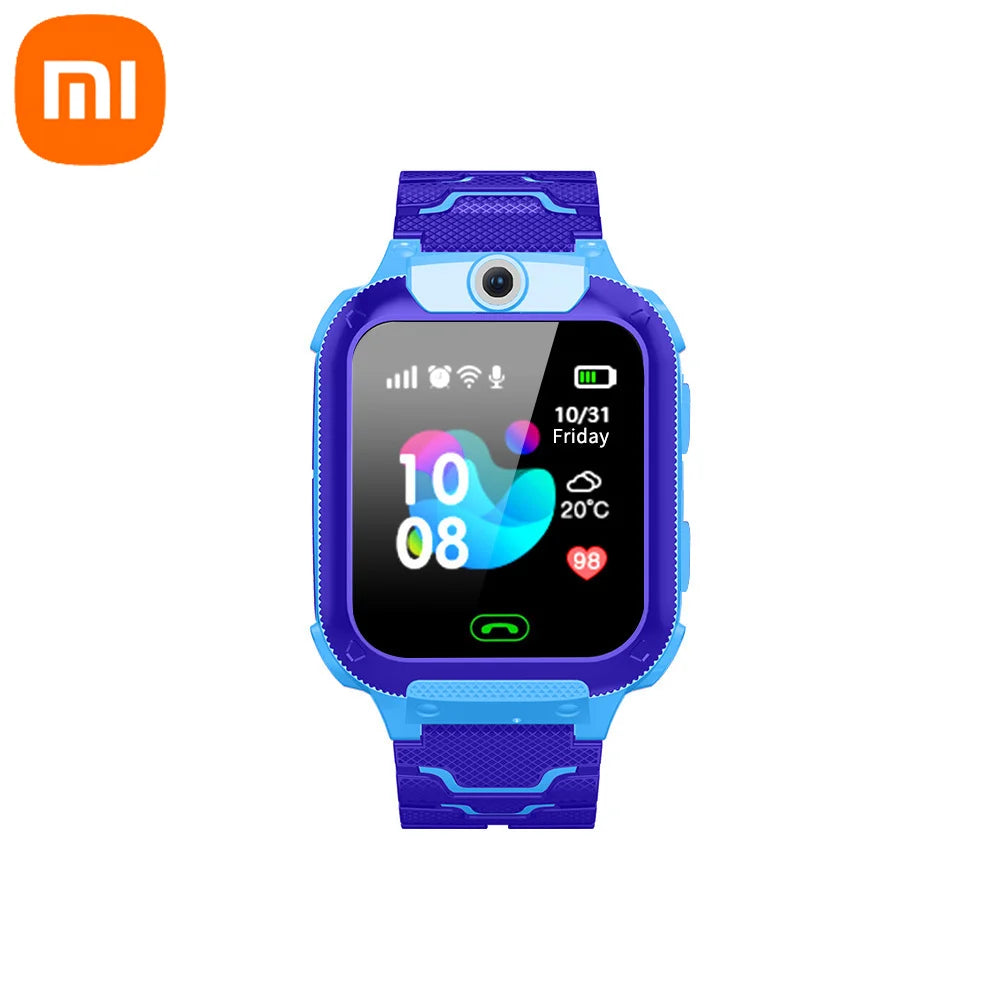 Montre Connectée Xiaomi Kids 4G pour Enfants, Appel SIM, Localisation GPS, Bouton SOS, Caméra, Étanche, Cadeau pour Garçons et Filles, Compatible iOS et Android, 2025