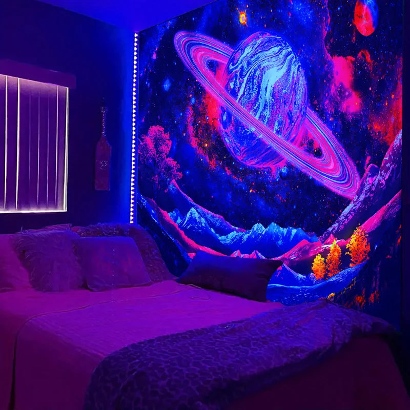 1 pièce Tapisserie galaxie et espace