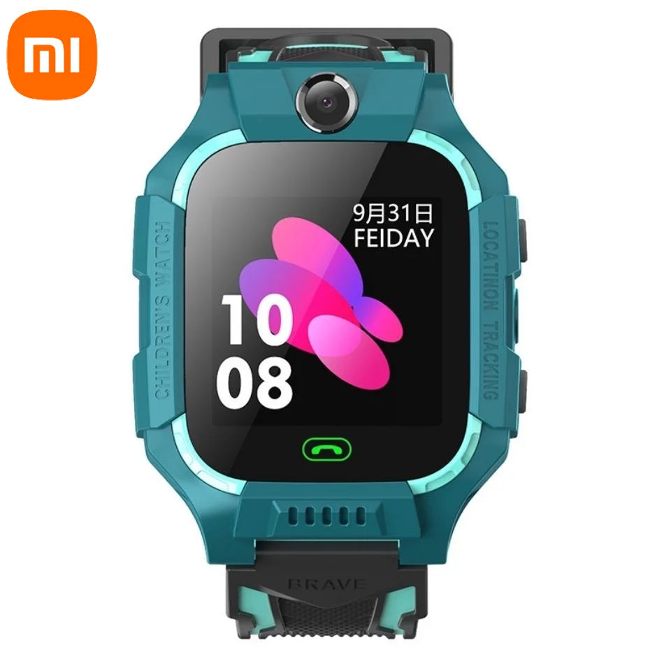 Montre Connectée Xiaomi Kids 4G pour Enfants, Appel SIM, Localisation GPS, Bouton SOS, Caméra, Étanche, Cadeau pour Garçons et Filles, Compatible iOS et Android, 2025