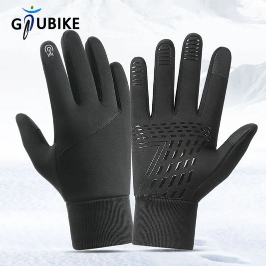 Gants Velours Tactiles Imperméables - Cyclisme, Moto & Sports d'Hiver